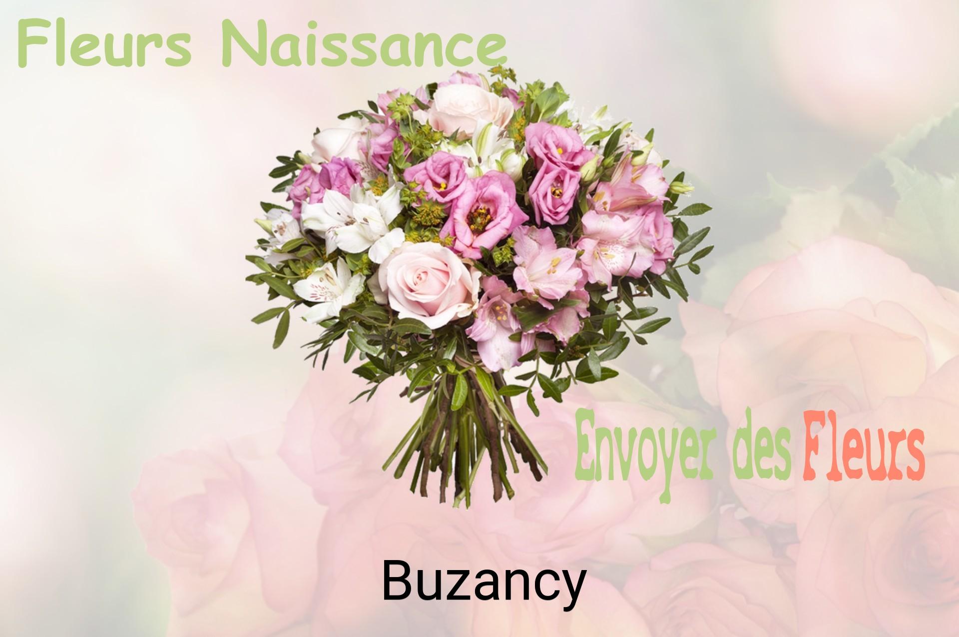 Bouquet de fleurs de naissance livré à Buzancy